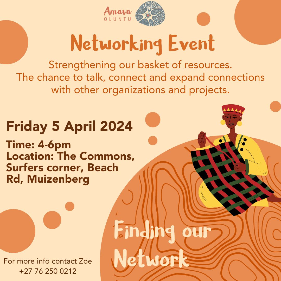 Amava Oluntu Networking Event Flyer